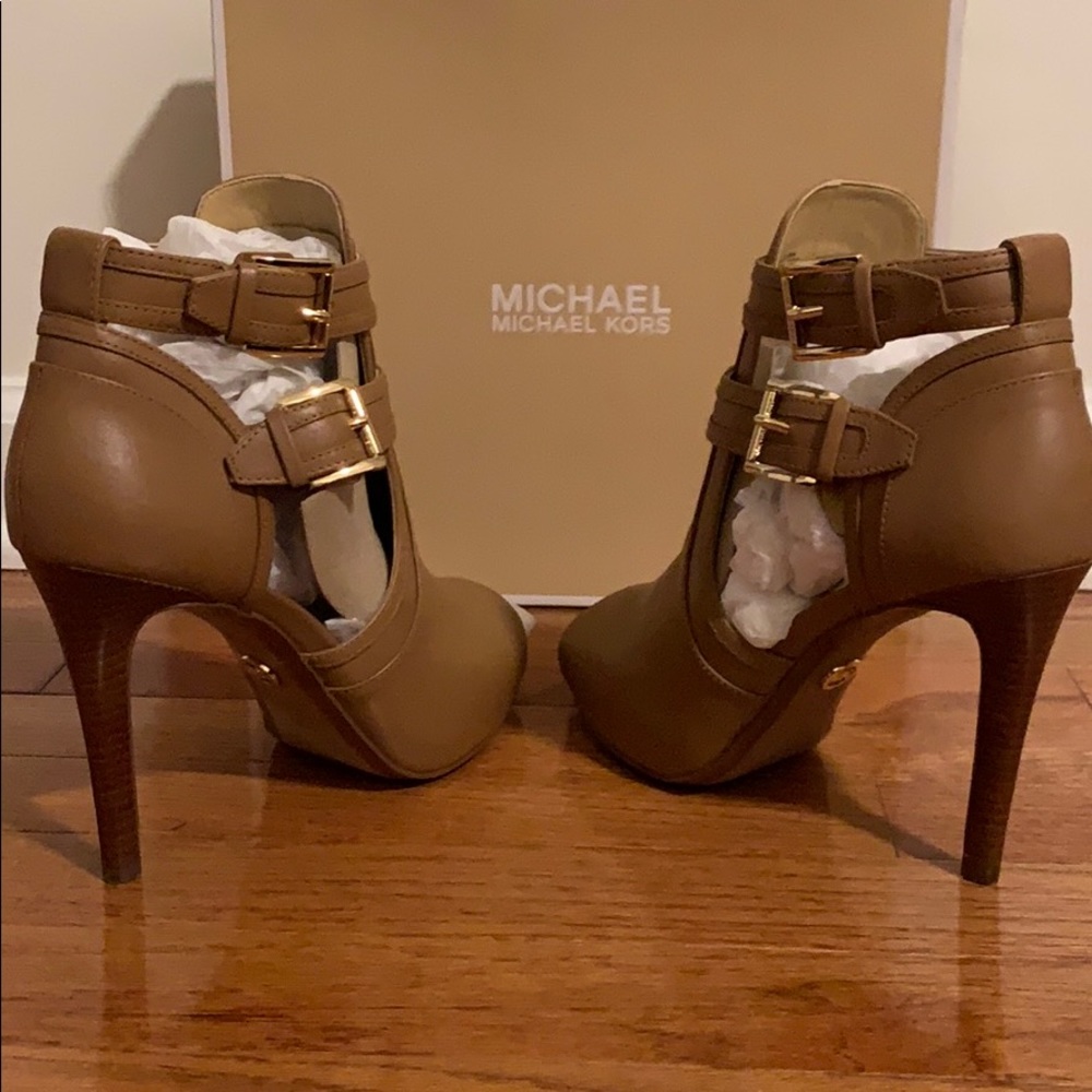 Michael Kors blaze open toe bootie